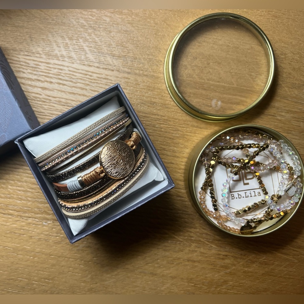 Saachi + B.b. Lila Bracelet Bundle — New in Boxes